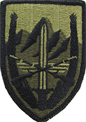 USAE Afghanistan OCP Scorpion Shoulder Patch With Velcro